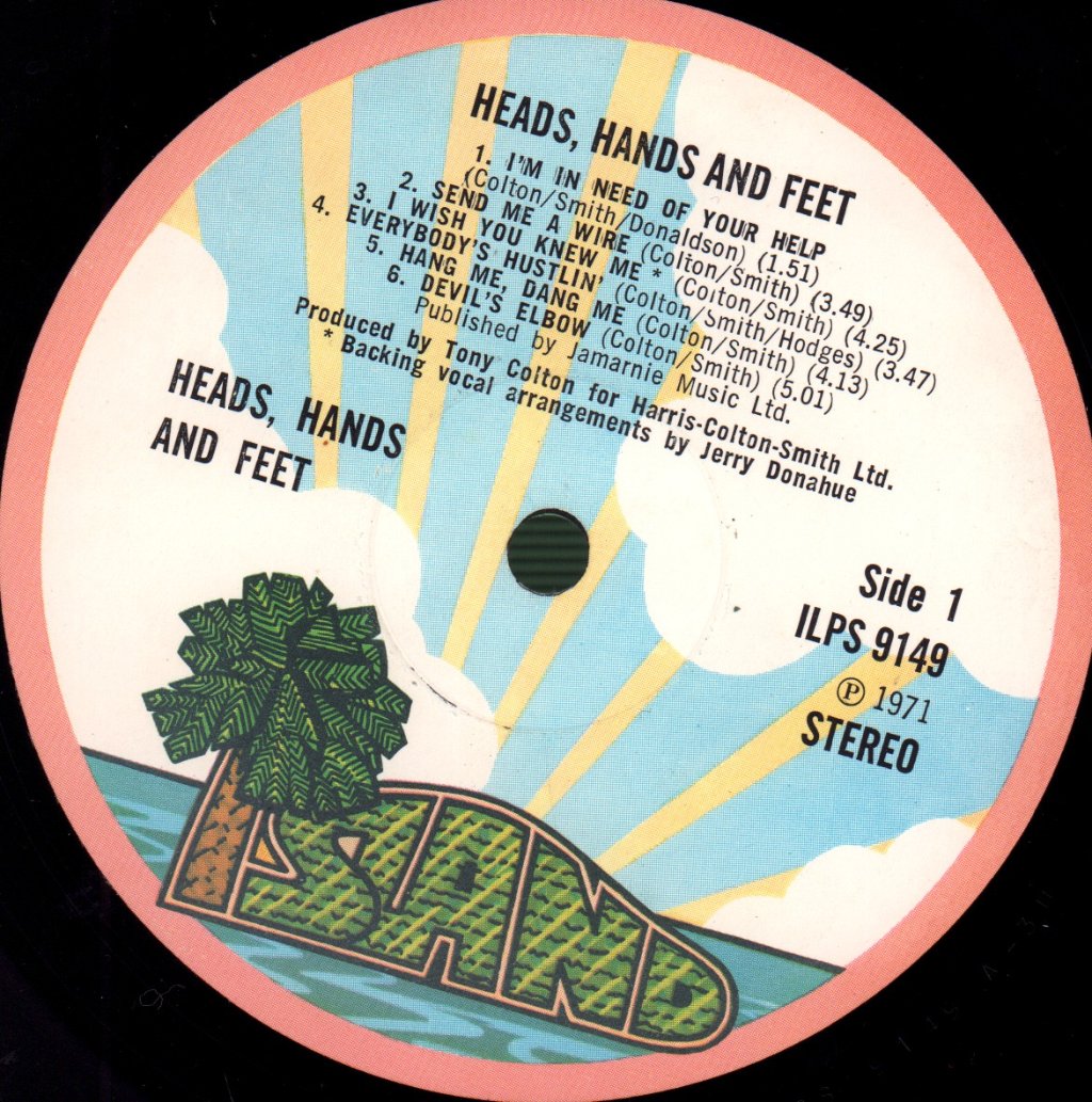 Heads Hands And Feet - Heads Hands And Feet - Lp
