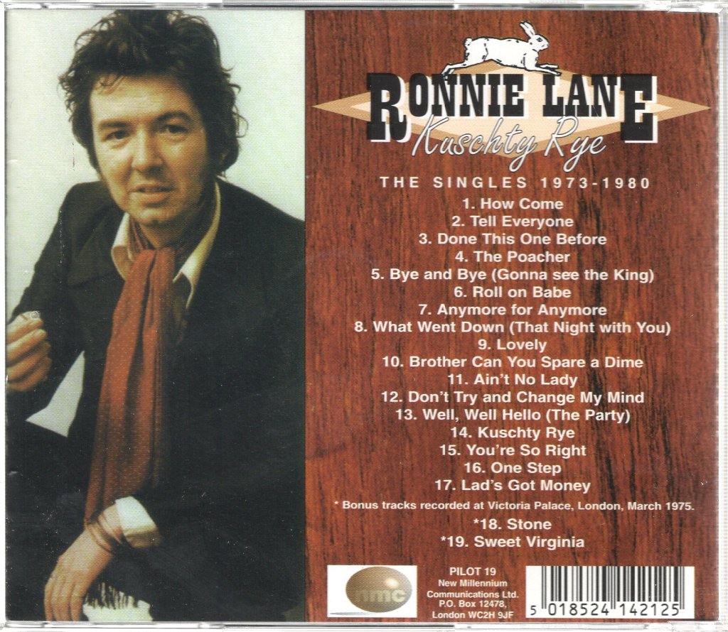 Ronnie Lane - Kuschty Rye - The Singles 1973-1980 - Cd