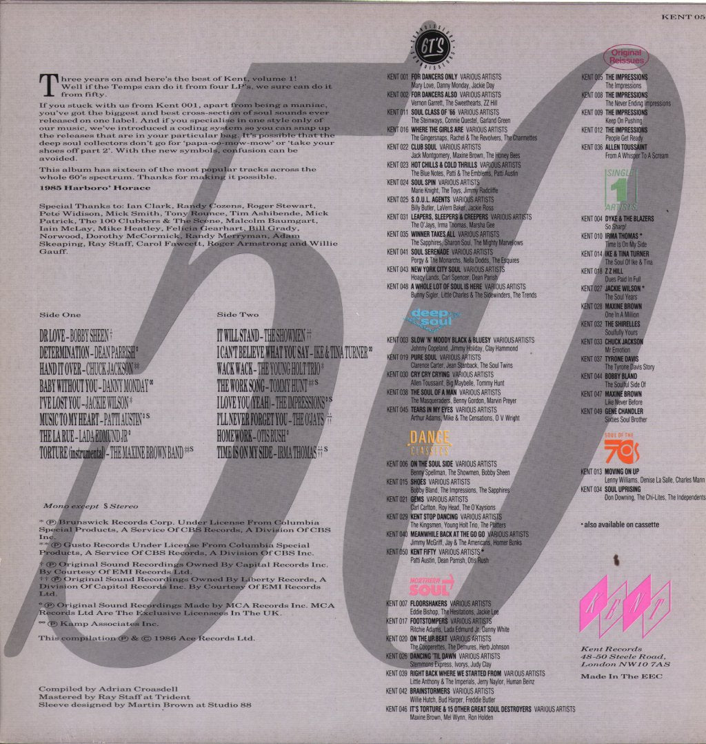 Various Artists - Kent 50 - Lp