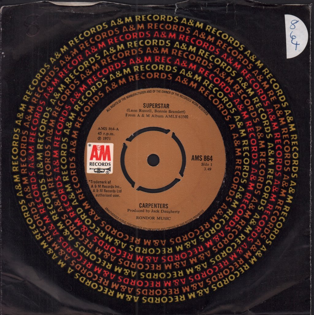 Carpenters - Superstar - 7 Inch
