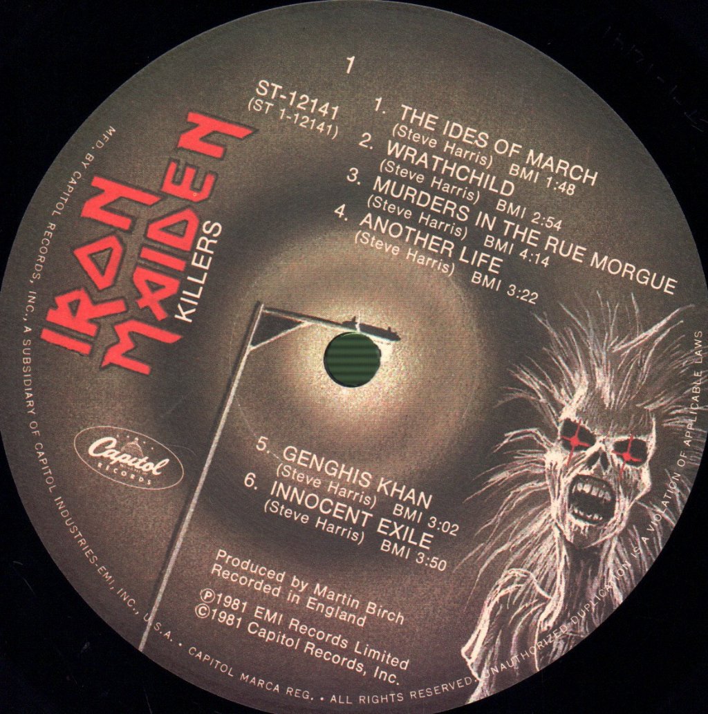 Iron Maiden - Killers - Lp