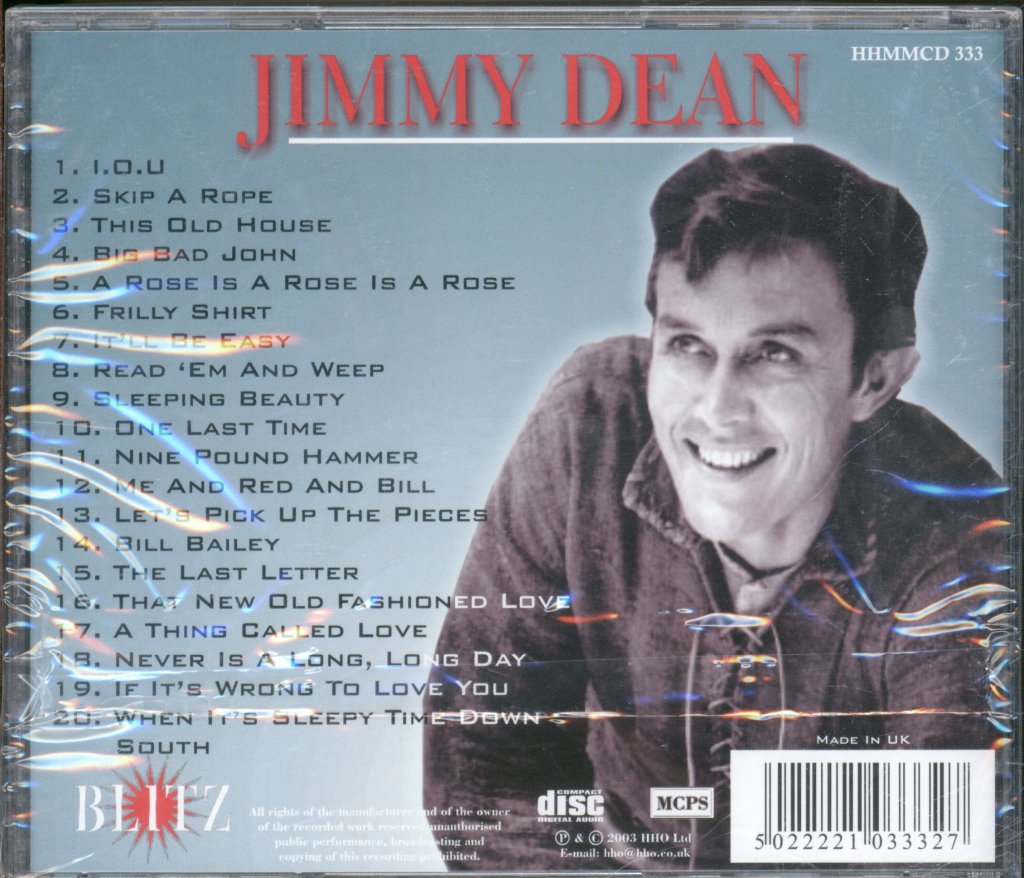 Jimmy Dean - Jimmy Dean - Cd