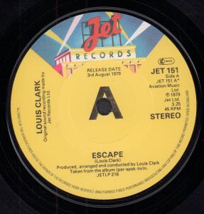 Louis Clark - Escape - 7 Inch