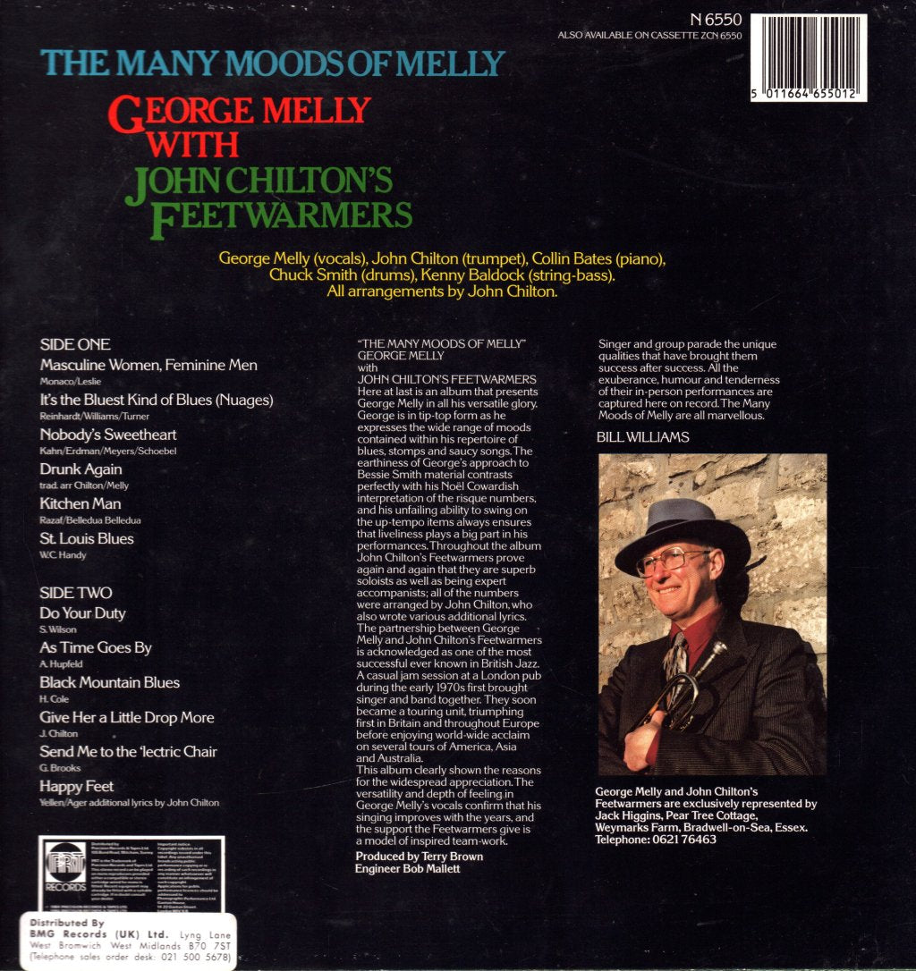George Melly - Many Moods Of Melly - Lp