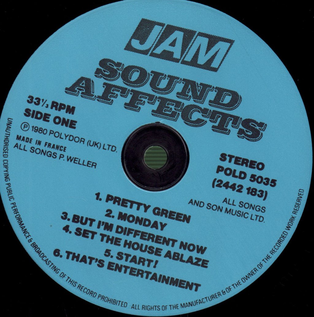 Jam - Sound Affects - Lp