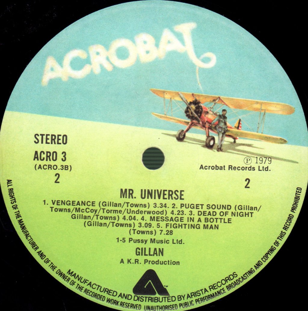 Gillan - Mr Universe - Lp