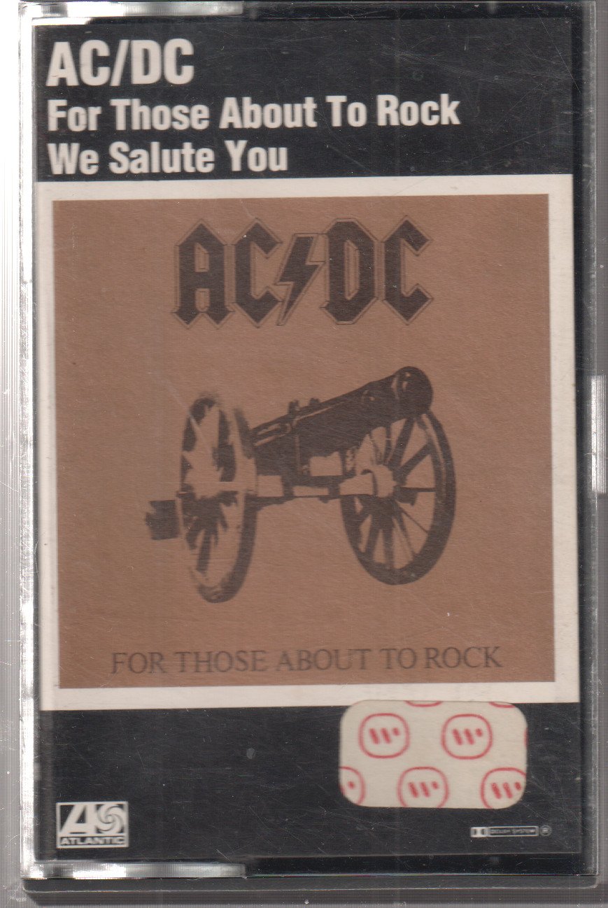AC/DC - For Those About To Rock We Salute You - Cassette