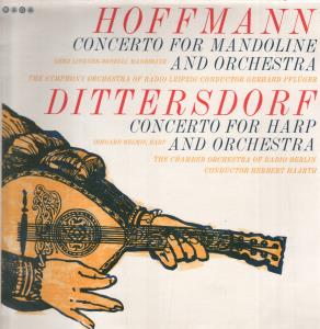 Gerd Lindner-Bonelli / Symphony Orch. Of Radio Leipzig - Hoffmann Concerto For Mandoline And Orchestra - Lp
