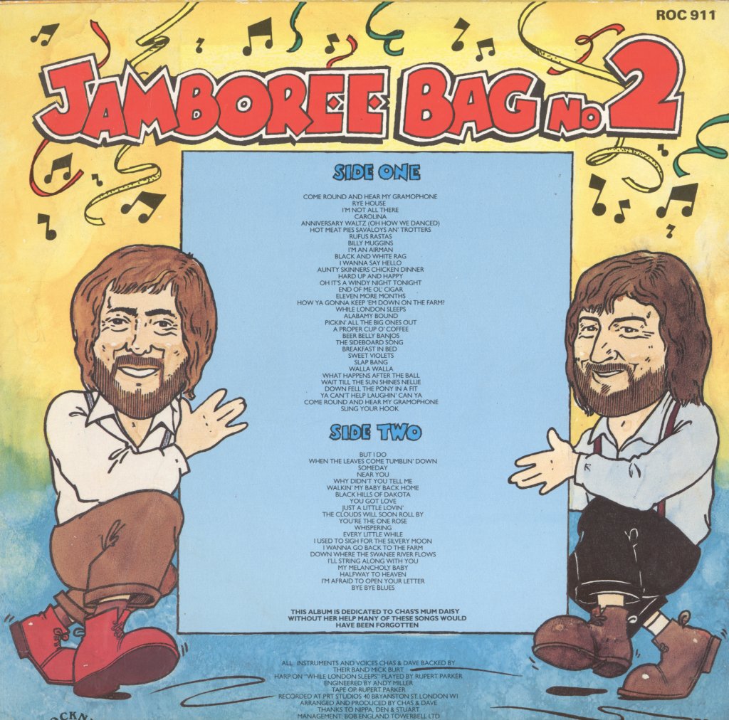 Chas And Dave - Knees Up Jamboree Bag No 2 - Lp