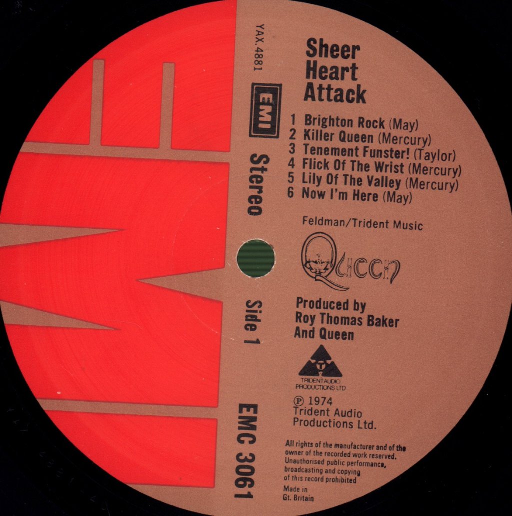Queen - Sheer Heart Attack - Lp