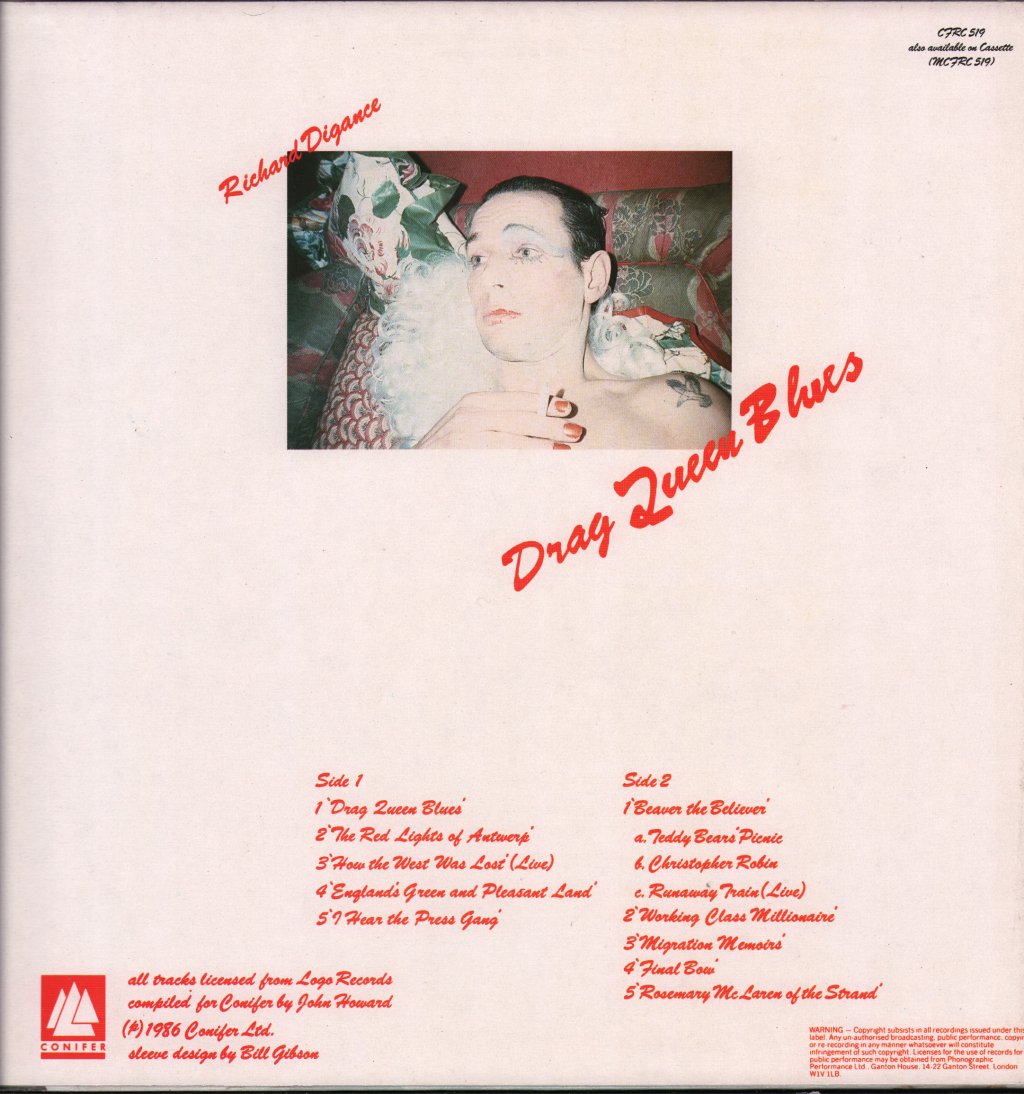 Richard Digance - Drag Queen Blues - Lp