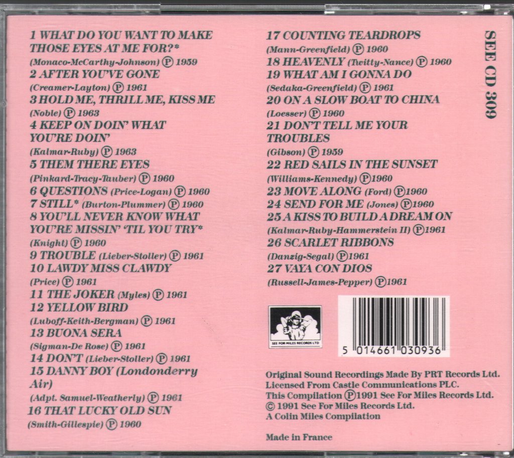 Emile Ford & The Checkmates - Very Best Of Emile Ford And The Checkmates - Cd