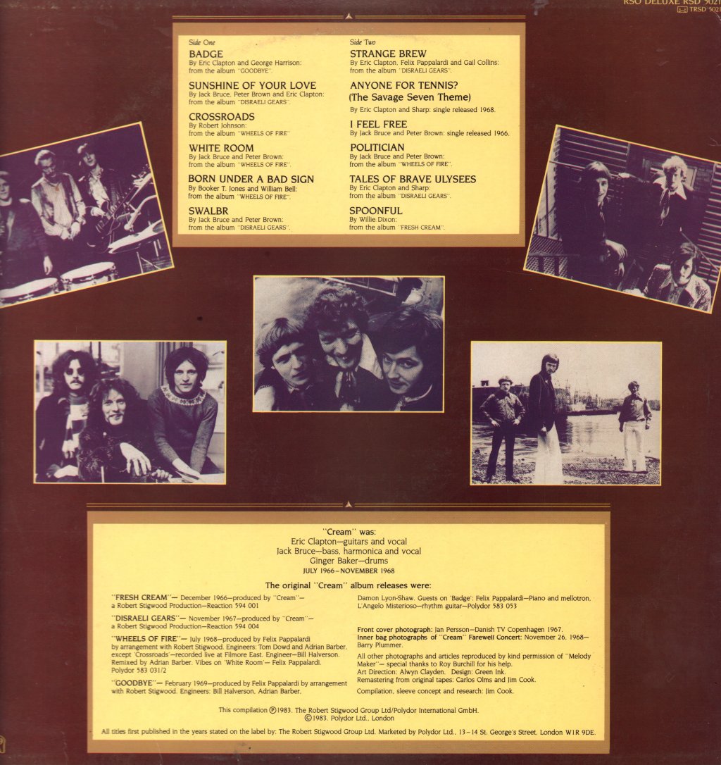 Cream - Strange Brew (Very Best Of) - Lp