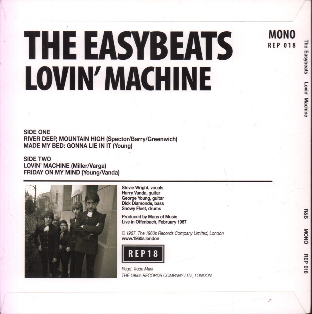 Easybeats - Lovin' Machine in offenbach - 7 Inch