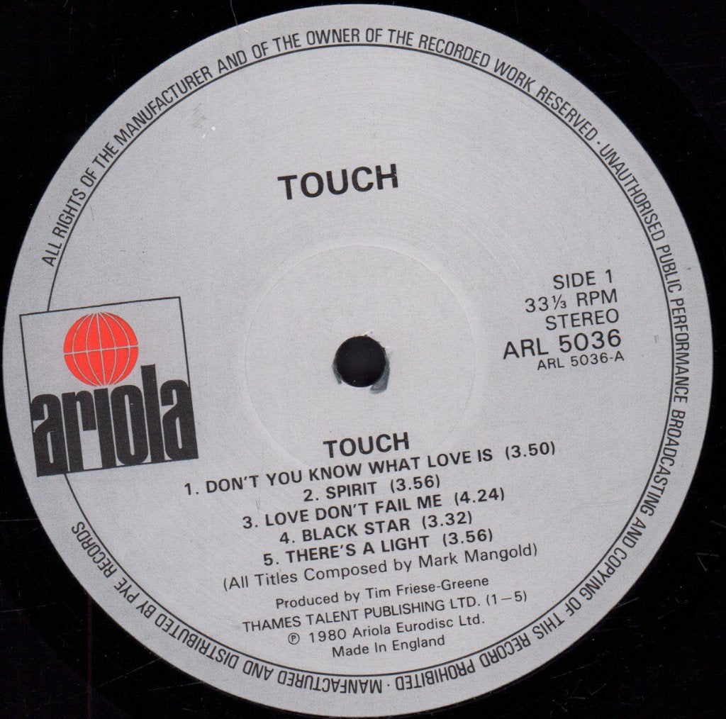Touch (Rock/Aor Group) - Touch - Lp