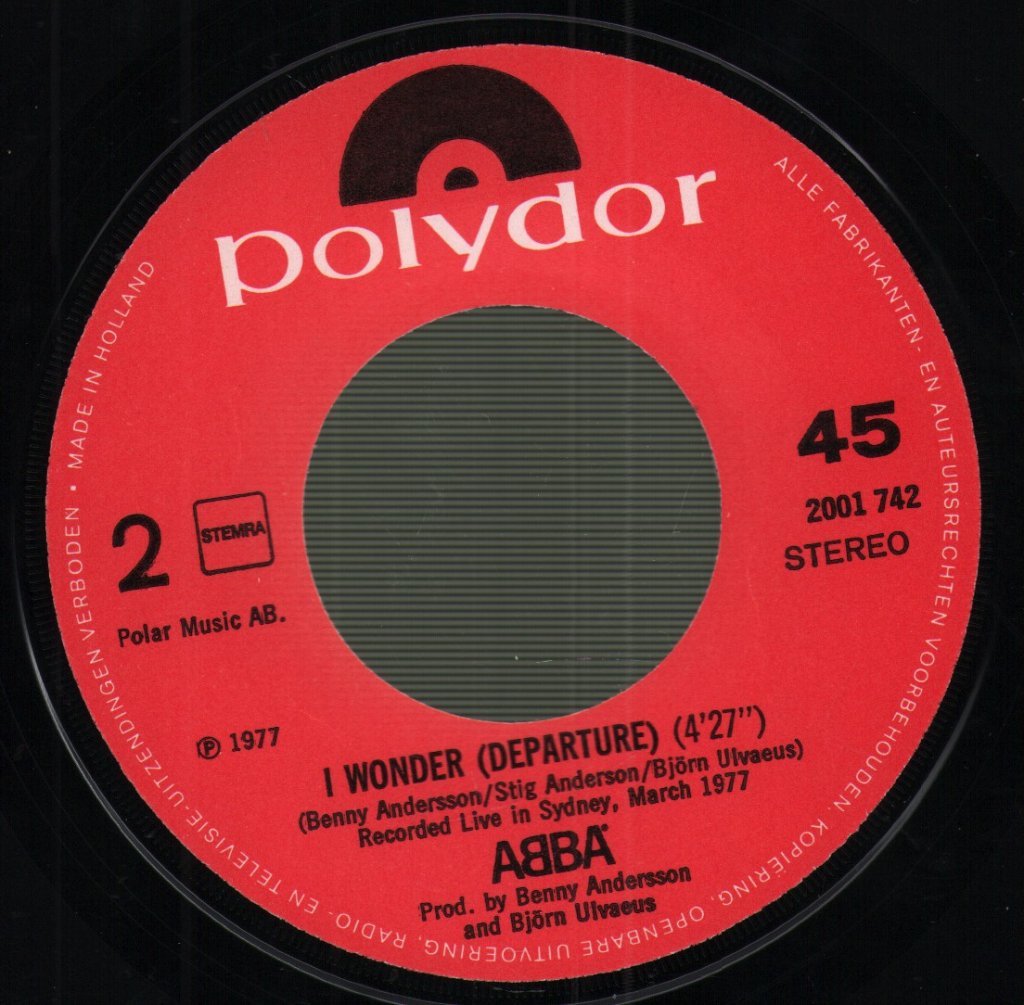 ABBA - Name Of The Game - 7 Inch
