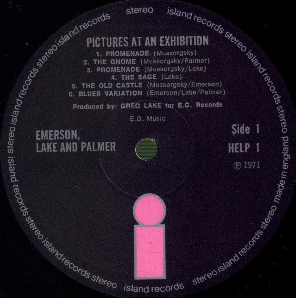 Emerson Lake And Palmer - Pictures At An Exhibition - Lp