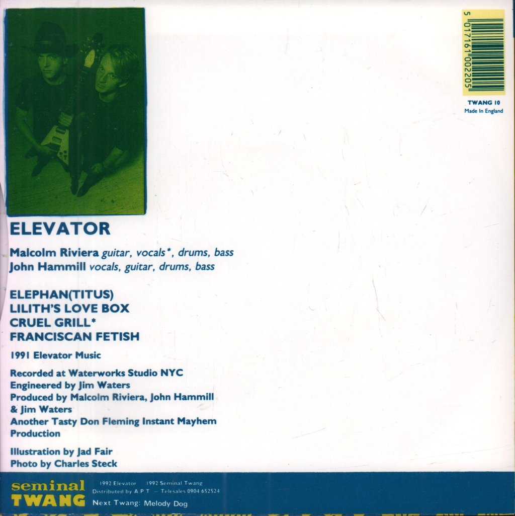 Elevator (Indie) - Elephan - 7 Inch