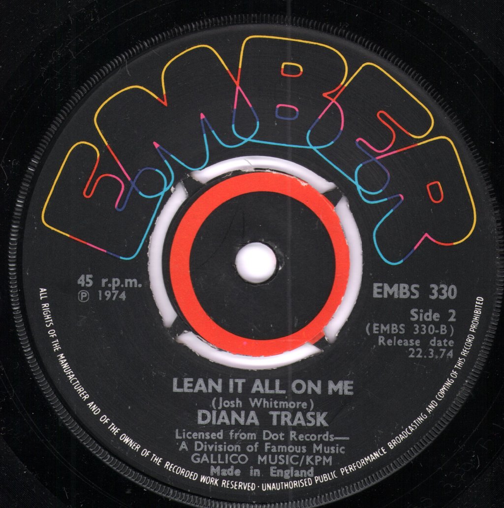 Diana Trask - Behind Closed Doors - 7 Inch