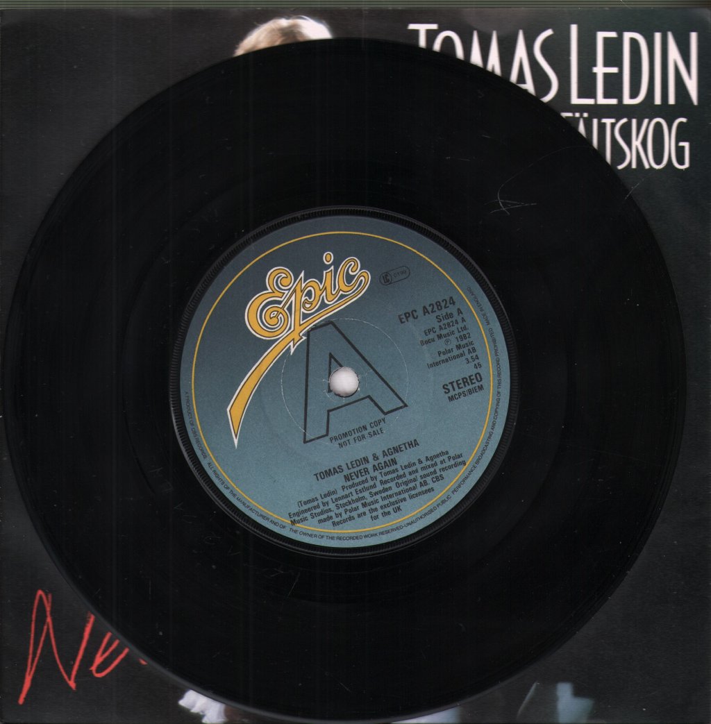 Tomas Ledin And Agnetha - Never Again - 7 Inch