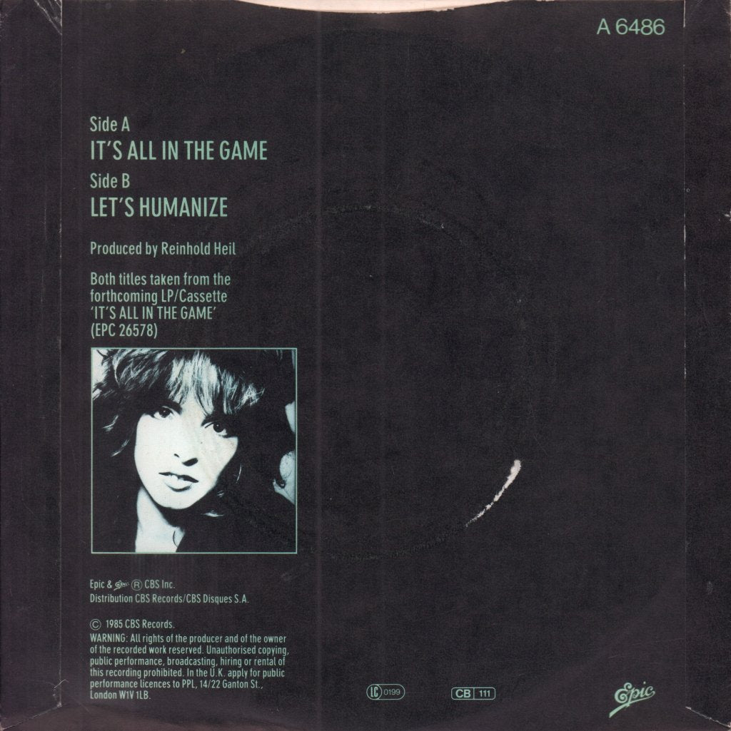Nena - It's All In The Game - 7 Inch