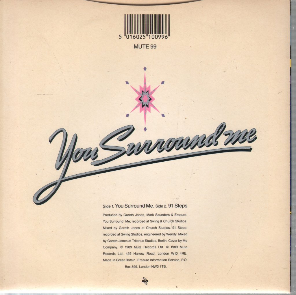 Erasure - You Surround Me - 7 Inch