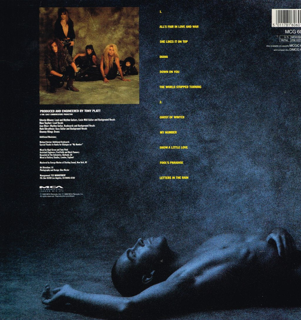 Lillian Axe - Love and War - Lp
