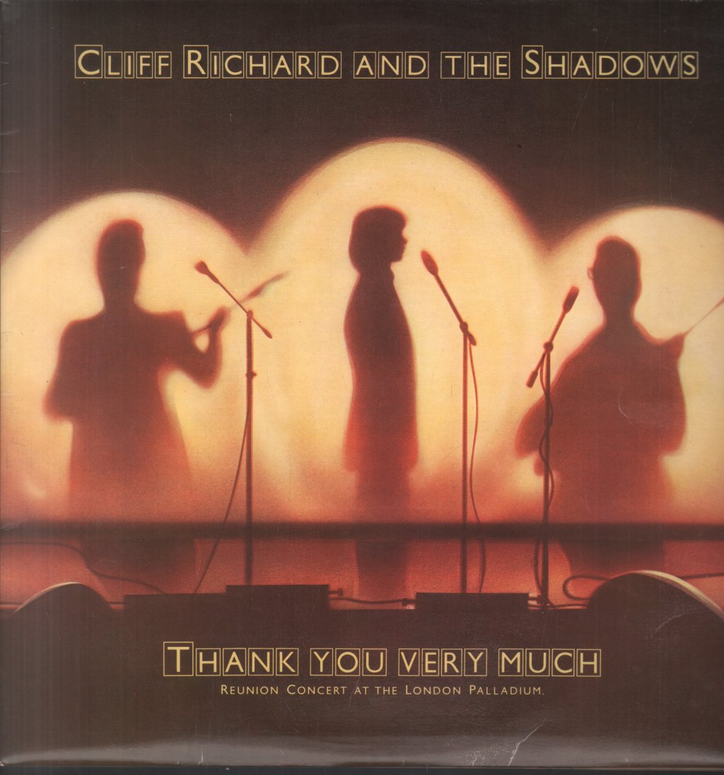 Cliff Richard And The Shadows - Thank You Very Much - Lp