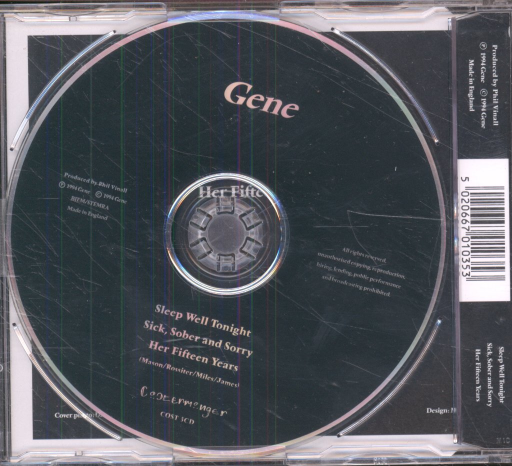 Gene - Sleep Well Tonight - Cd