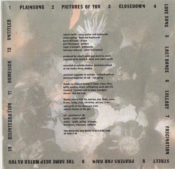 Cure - Disintegration - Cd