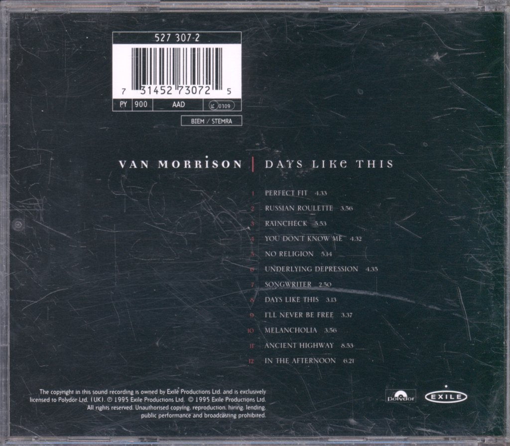 Van Morrison - Days Like This - Cd