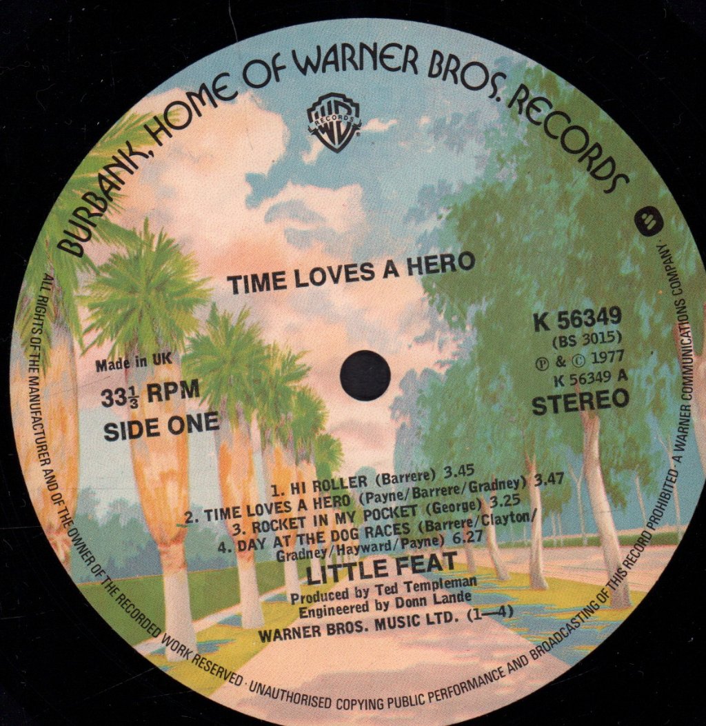 Little Feat - Time Loves A Hero - Lp