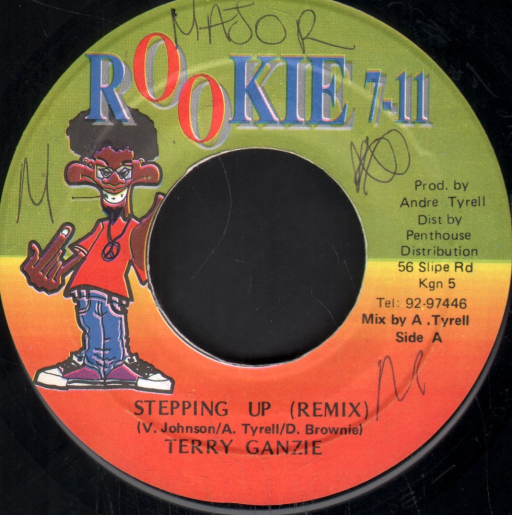 Terry Ganzie - Stepping Up (Remix) - 7 Inch