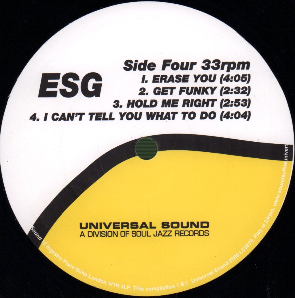 ESG - A South Bronx Story - Double Lp