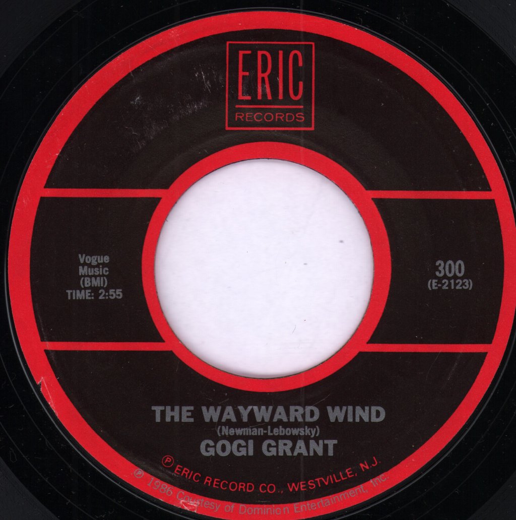 Gogi Grant / Toni Fisher - Wayward Wind / The Big Hurt - 7 Inch