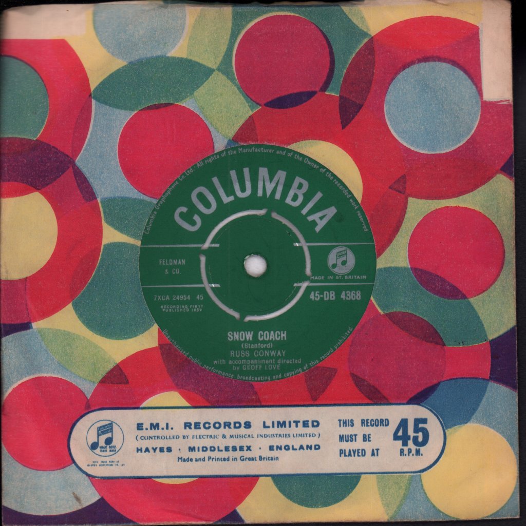 Russ Conway - Snow Coach - 7 Inch