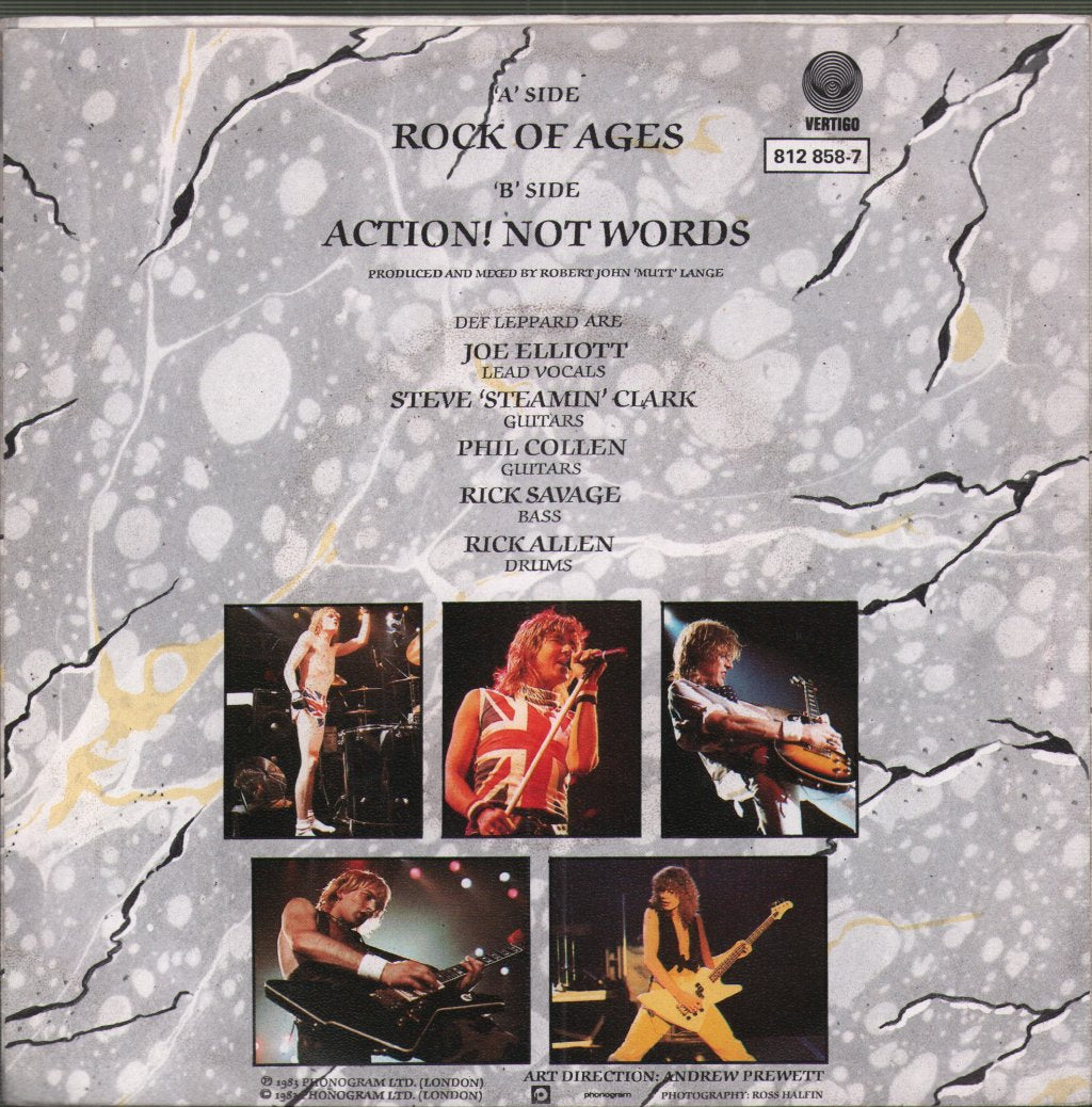 Def Leppard - Rock Of Ages - 7 Inch