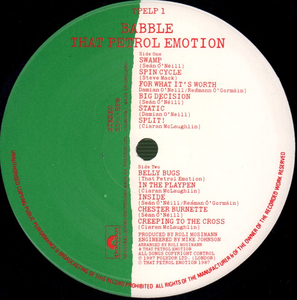 That Petrol Emotion - Babble - Lp