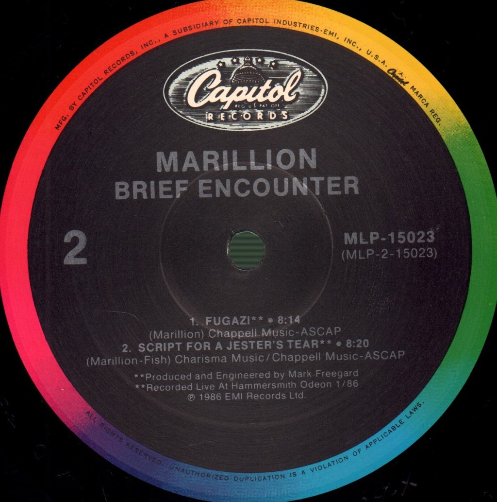 Marillion - Brief Encounter - Lp