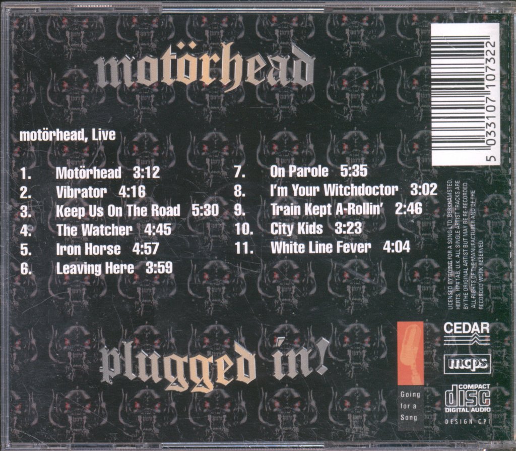 Motorhead - Plugged In! - Cd