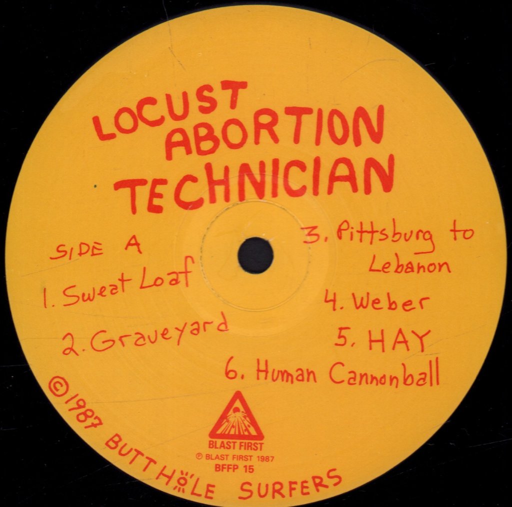 Butthole Surfers - Locust Abortion Technician - Lp