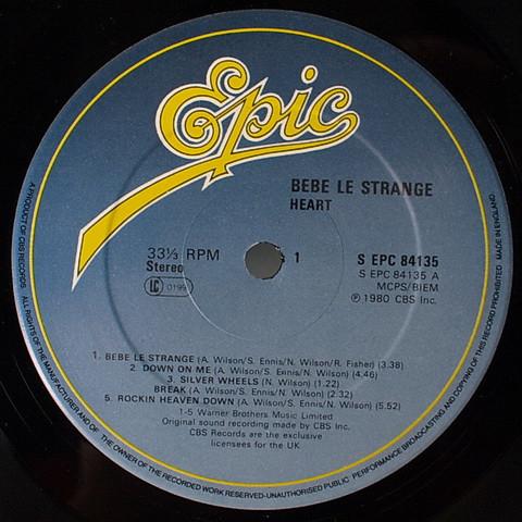 Heart - Bebe Le Strange - Lp