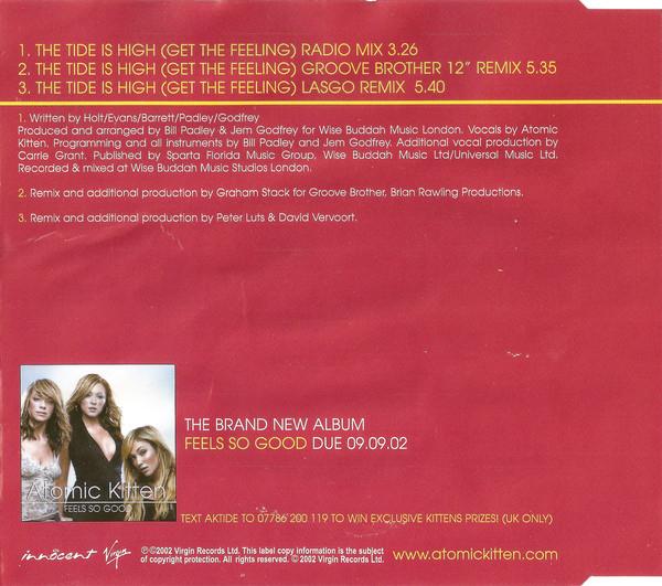 Atomic Kitten - Tide Is High Get The Feeling - Cd