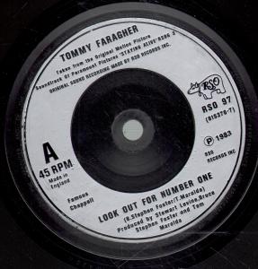 Tommy Faragher - Look Out For Number One - 7 Inch