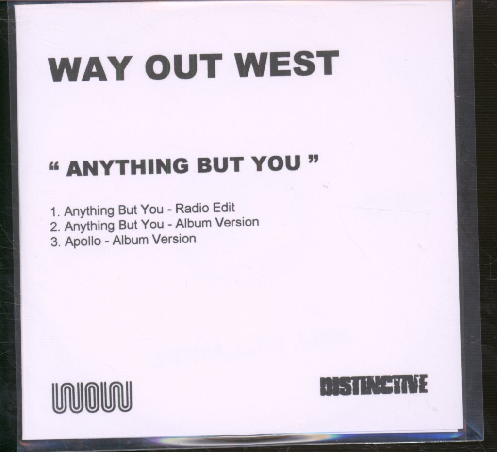 Way Out West - Anything But You - Cdr
