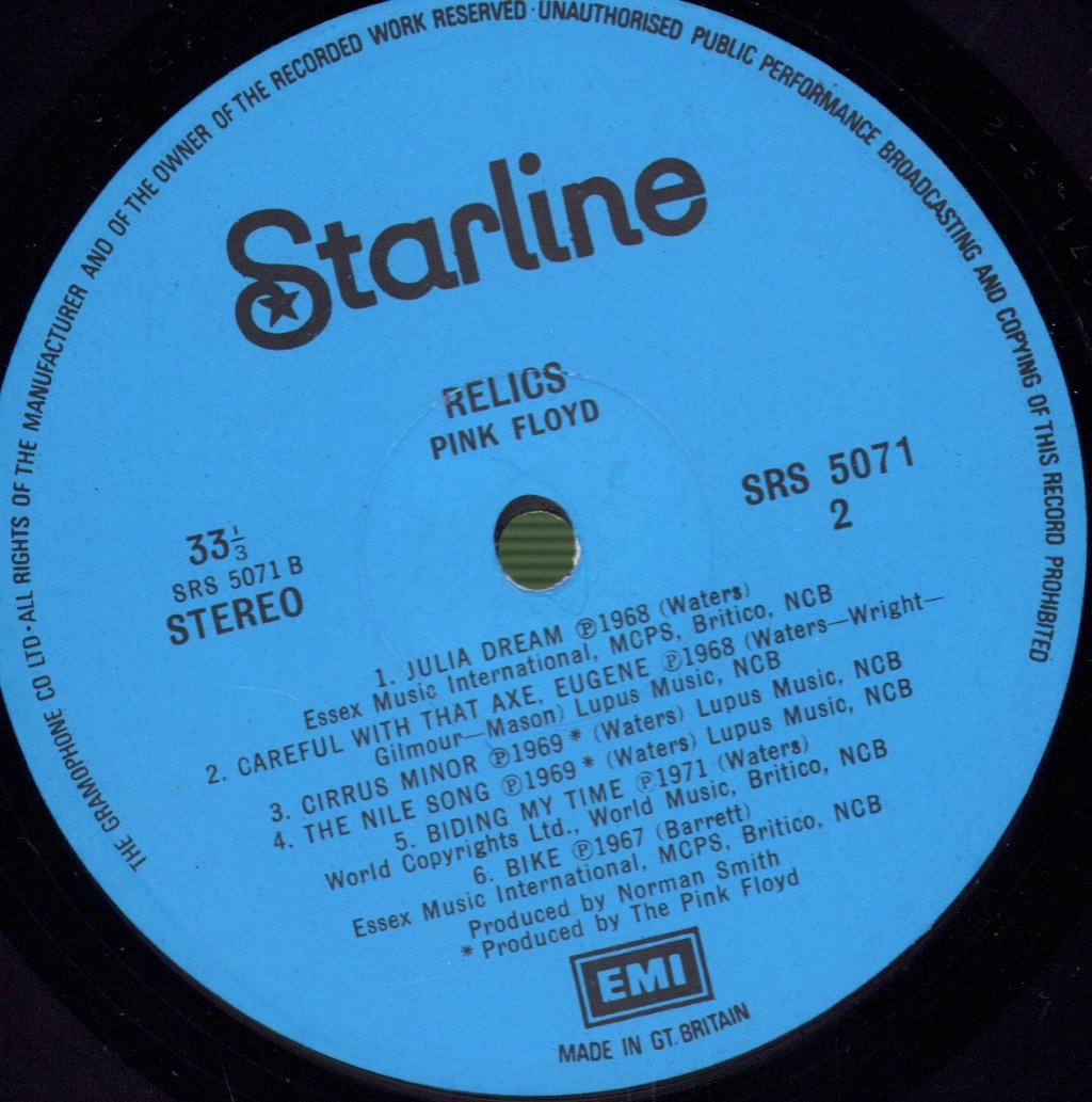 Pink Floyd - Relics - Lp