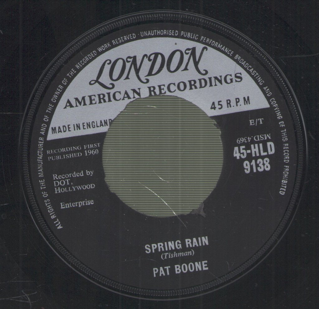 Pat Boone - Walking The Floor Over You - 7 Inch