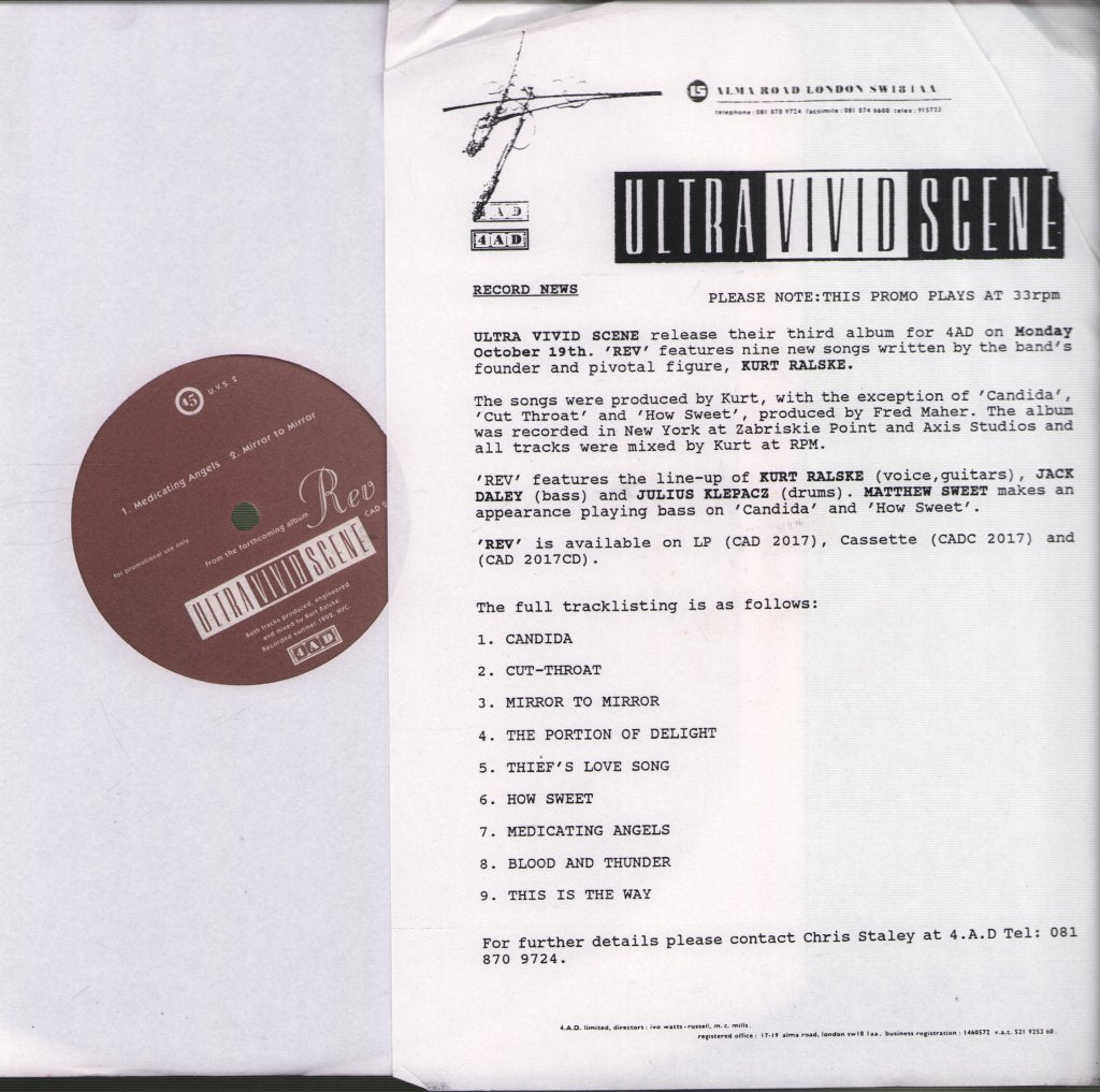 Ultra Vivid Scene - Medicating Angels - 12 Inch