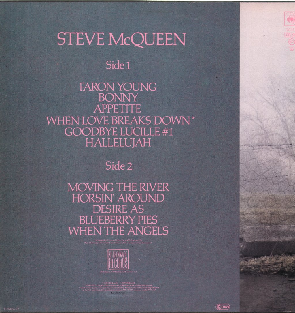 Prefab Sprout - Steve McQueen - Lp