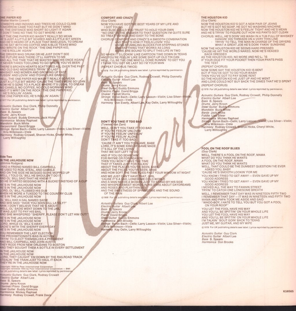 Guy Clark - Guy Clark - Lp
